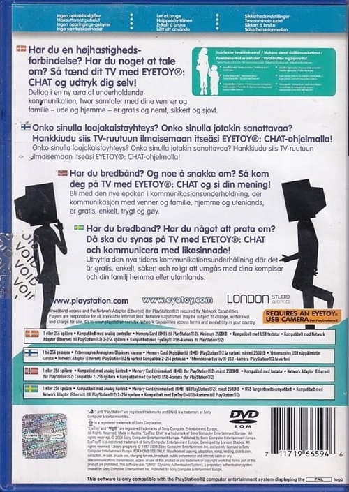 Eyetoy Chat - PS2 (B Grade) (Genbrug)